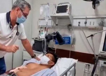 Periodista recibe atención médica, le extrajeron cinco perdigones. Foto: Periodismo Somos Todos