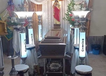 El cuerpo del cívico potosino es velado en la Villa Imperial. Foto/Tomado de El Potosí