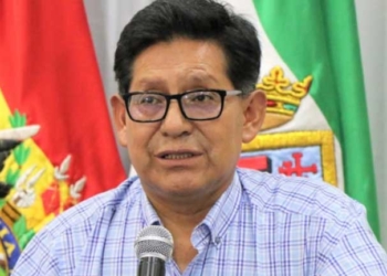 El ministro de Educación del régimen Edgar Pary.