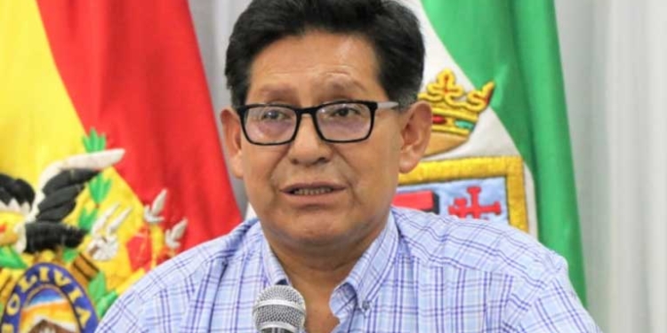 El ministro de Educación del régimen Edgar Pary.