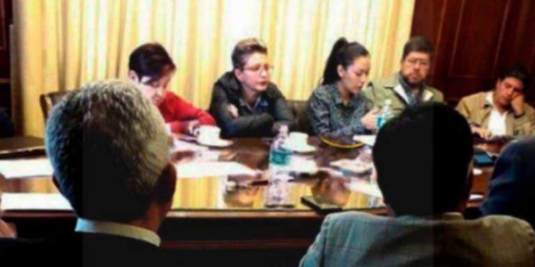 Mesa de diálogo en 2019. Foto: Internet