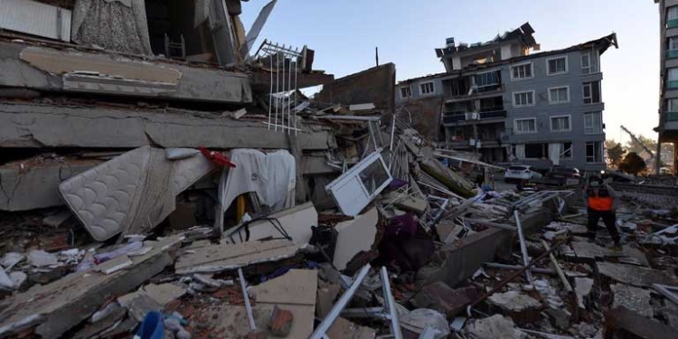 Edificios dañados en la provincia turca de Hatay tras los terremotos del lunes en el sur de Turquía, cerca de la frontera con Siria - Sha Dati / Xinhua News / ContactoPhoto