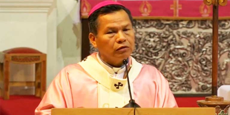 Monseñor René Leigue, arzobispo de Santa Cruz. Foto/captura