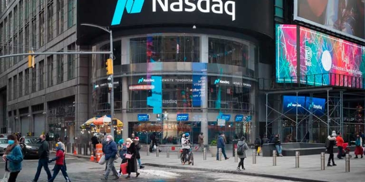 Sede del Nasdaq en Nueva York. iStock