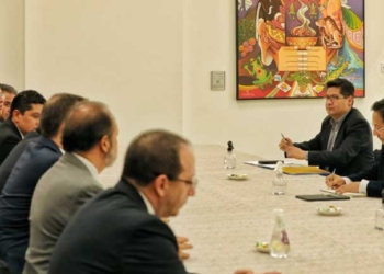 Arce se reúne con la Confederación de Empresarios Privados para 'impulsar la economía del país'
