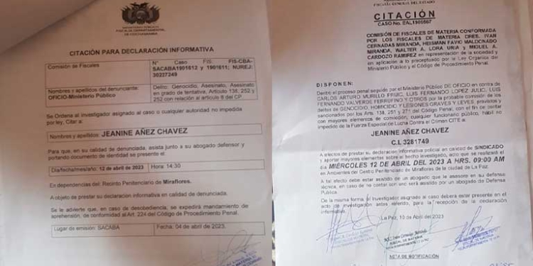 Añez se acoge al silencio en proceso por el caso Senkata y Sacaba
