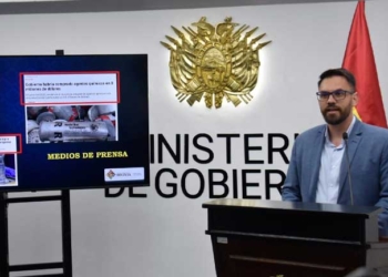 El ministro de Gobierno, Eduardo del Castillo