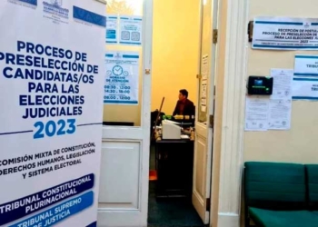 La Sala Constitucional paraliza proceso de preselección de magistrados en Bolivia