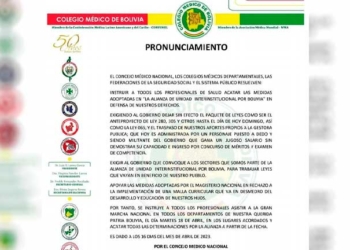 Médicos exigen al gobierno revertir traspaso de Gestora Pública y retirar paquete de leyes