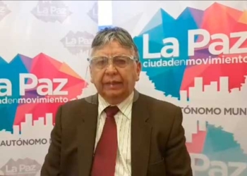 El asesor de la Alcaldía de La Paz, Óscar Navarro.