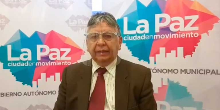 El asesor de la Alcaldía de La Paz, Óscar Navarro.