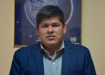 El viceministro de Defensa Social y Sustancias Controladas, Jaime Mamani.
