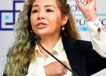 Karina Liliana Serrudo Miranda, presidenta ejecutiva interina de la Aduana Nacional.