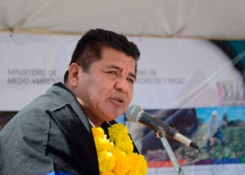 El exministro de Medio Ambiente y Agua, Juan Santos Cruz