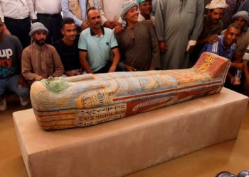 El descubrimiento tuvo lugar la necrópolis egipcia de Saqqara, en Giza, Egipto. Crédito: REUTERS.