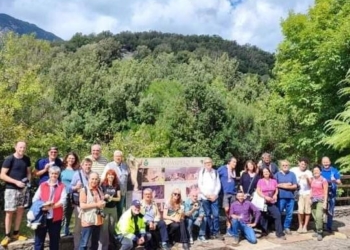 Calabria grupo de priodistas visitando Diamante