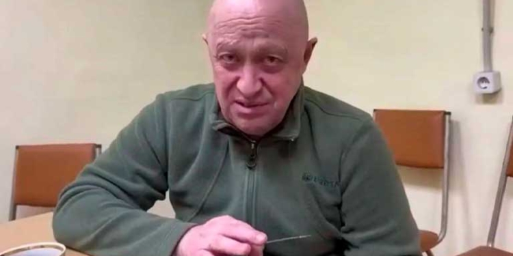 El líder de la organización de mercenarios Grupo Wagner, Yevyeni Prigozhin