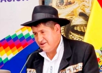 El director Ejecutivo de Sernap, Teodoro Mamani. Foto: RRSS