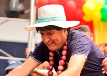 Sus declaraciones salieron luego de que ayer sea proclamado en Santa Cruz como candidato presidencial del MAS para las próximas elecciones.