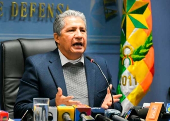 El ministro de Defensa, Edmundo Novillo