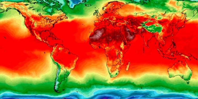 El lunes 3 de julio se registra el día más caluroso en la historia del planeta