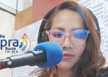 La periodista de radio Cepra, Daniela Valdez | Foto: ANP