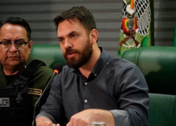 El ministro de Gobierno, Eduardo Del Castillo