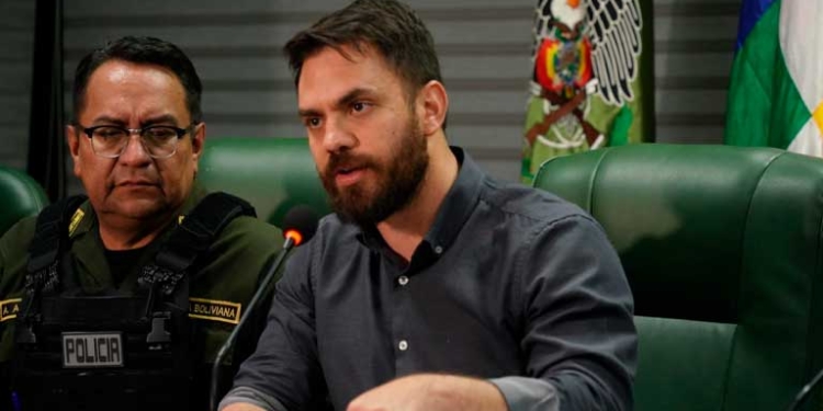 El ministro de Gobierno, Eduardo Del Castillo