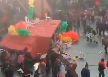 Momentos de tensión en el XVIII Congreso de la CSUTCB./ CAPTURA DE VIDEO