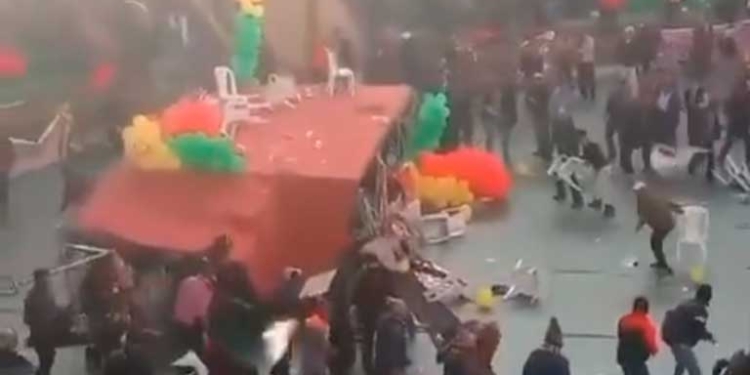 Momentos de tensión en el XVIII Congreso de la CSUTCB./ CAPTURA DE VIDEO