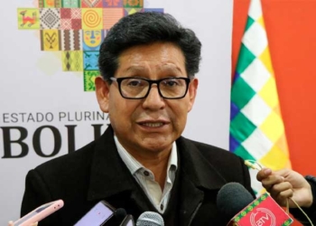 El ministro de Educación de Bolivia, Edgar Pary Chambi