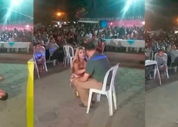 Alcalde de Buena Vista se convierte en el centro de la polémica tras actuación en evento público sin camisa