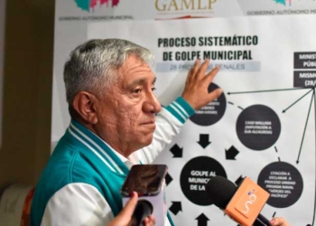 El alcalde de La Paz Iván Arias