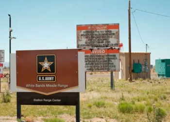 Fotografía de archivo del campo de pruebas nucleares de Trinity, en Albuquerque, Nuevo México (EE.UU).EFE/ Jorge Dastis