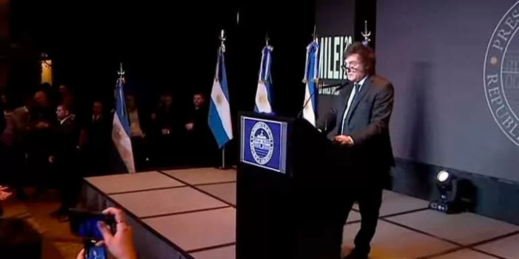 Javier Milei, en su primer discurso como presidente electo | La Nación