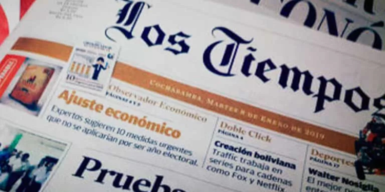 Los Tiempos de Cochabamba cae, víctima de la presión gubernamental del MAS