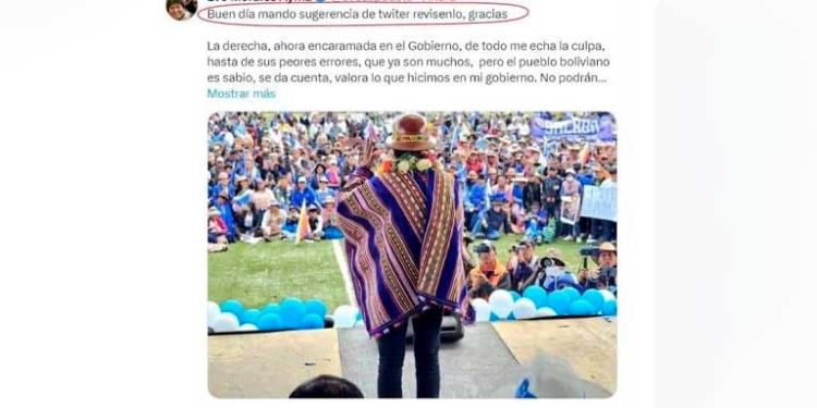 ¿Quién Redacta los Tweets de Evo Morales? Error desnuda que no escribe sus mensajes