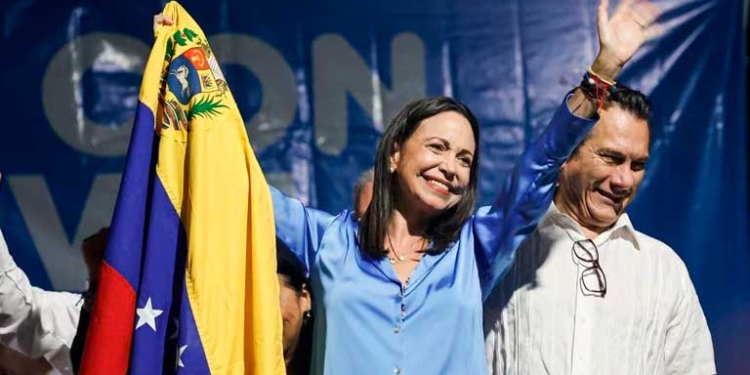 María Corina Machado | Foto: LEONARDO FERNÁNDEZ VILORIA (REUTERS)