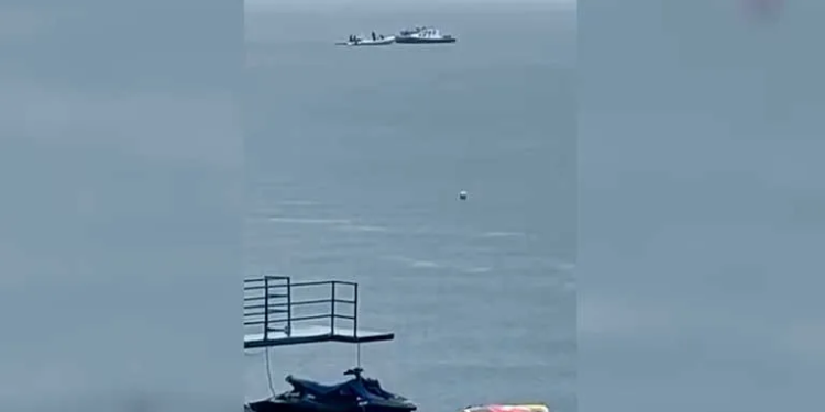 El rescate en Lago Ranco.