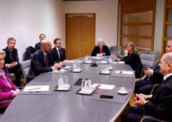 Reunión de varios líderes con el primer ministro de Hungría, Viktor Orbán - -/European Council/dpa