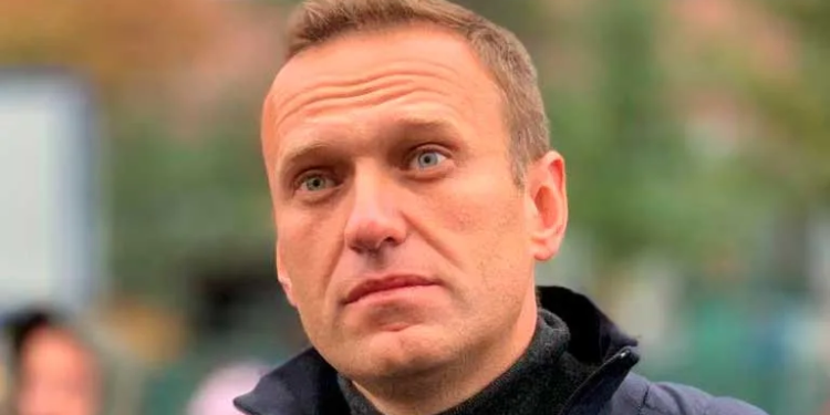 El opositor ruso Alexéi Navalni en un acto en Moscú en septiembre de 2023. / Anadolu