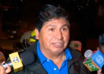 El viceministro de Defensa Civil, Juan Carlos Calvimontes