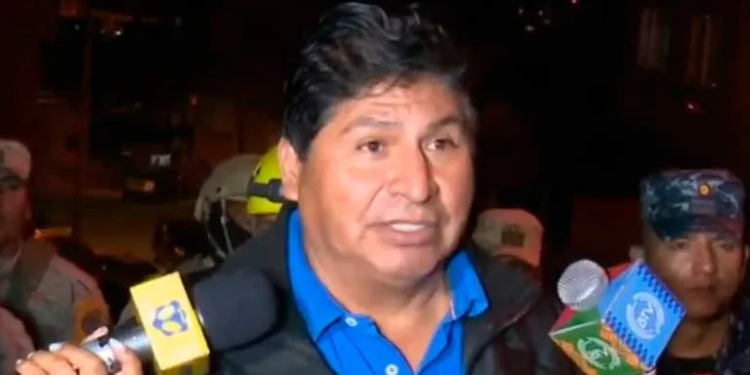 El viceministro de Defensa Civil, Juan Carlos Calvimontes