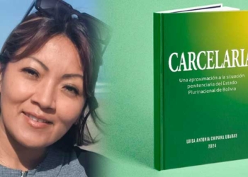 Luisa Chipana Ubaras presenta su libro titulado "Carcelaria"