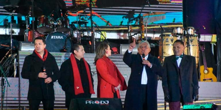 el municipio paceño organizó una nutrida agenda musical en la Verbena Paceña