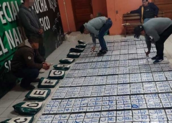 Desarticulan red de tráfico de drogas en Santa Cruz con incautación de 409 kg de cocaína