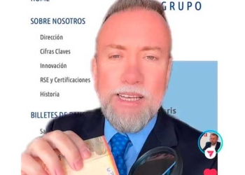 El periodista Virginio Lema en el vídeo publicado en TikTok