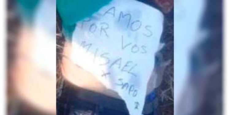 Hallan a hombre asesinado con mensaje de advertencia en Santa Ana del Yacuma