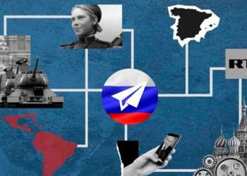 Rusia utiliza una red de canales de Telegram para difundir desinformación en español. Jorge Ocaña / EFE