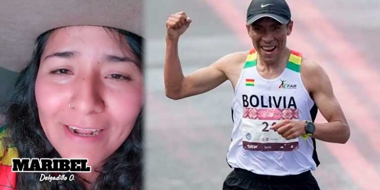 Artista boliviana dedica emotiva canción a Héctor Garibay antes de la maratón olímpica